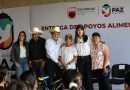 Entrega Gobierno de Zacatecas apoyos alimentarios en la región de Villanueva