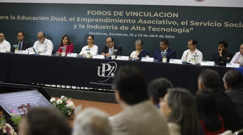 Zacatecas, sede de los Foros de Vinculación 2024 entre la Educación, el Emprendimiento y la Industria, Región Noroeste