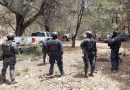 Asestan Fuerzas de Seguridad duro golpe a grupo delincuencial: destruyen dos campamentos y aseguran 11 vehículos, explosivos y probable droga
