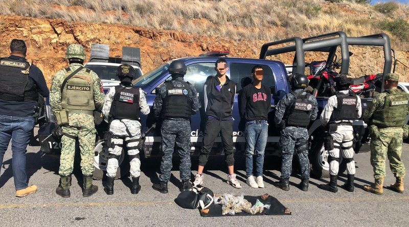 Detienen Fuerzas de Seguridad a cuatro personas en Morelos; portaban armamento y probable droga