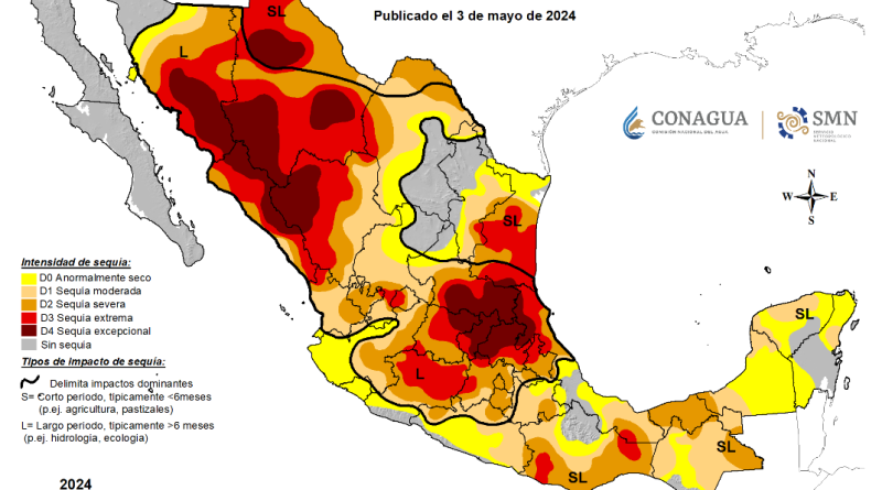 Sequía extrema azota la región de Los Cañones en Zacatecas
