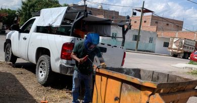 El Gobierno de Jalpa trabaja en la rehabilitación de contenedores de basura