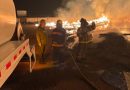 Controlan incendio en recicladora del municipio de Calera; no se reportan lesionados