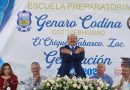 Se gradúa la 28ª generación de la Escuela Preparatoria «Genaro Codina» en El Chique