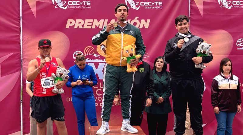 Ganan estudiantes del Cecytez dos medallas para Zacatecas en el Encuentro Nacional Deportivo