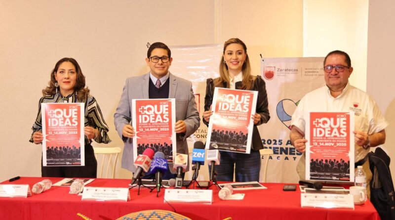 Con foro Más que Ideas, Gobierno de Zacatecas y CEDEZ impulsan igualdad y liderazgo de las mujeres