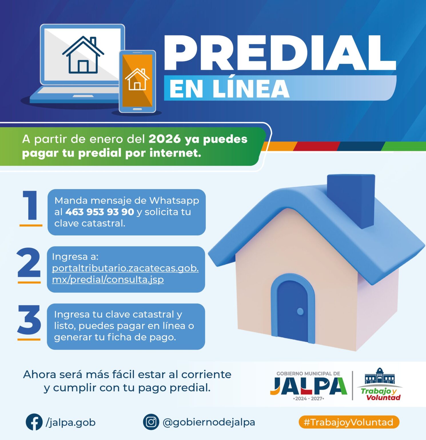 Jalpa habilitará el pago del Predial en línea a partir de enero de 2026 ...