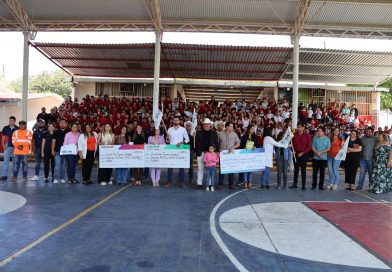 Llega la obra número 18 del Cheque del Presidente; otra escuela beneficiada en Jalpa