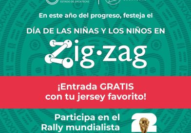 Invita Gobierno de Zacatecas a festejar el Día de las Niñas y los Niños con Rally Zigzag rumbo al Mundial 2026