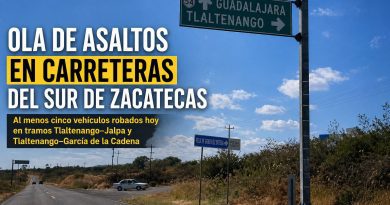 Ola de asaltos en carreteras del sur de Zacatecas enciende alertas