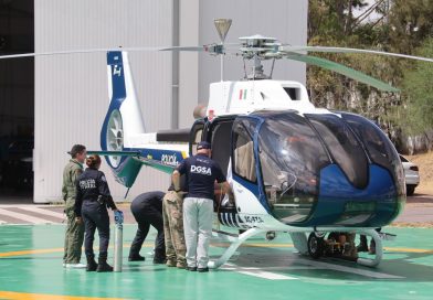Helicóptero Fuerza 1 realiza traslado aeromédico y ayuda a salvar la vida de una recién nacida