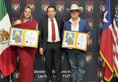Jalpense concluye liderazgo de Federación Zacatecana en Texas y recibe reconocimiento por su labor