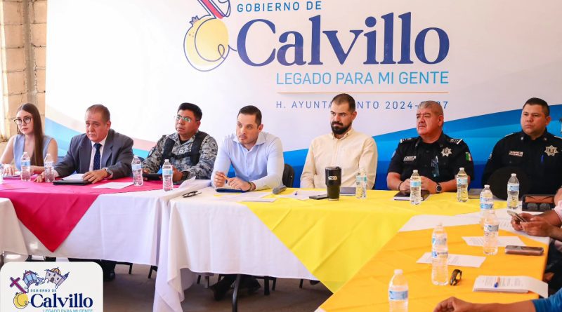 Refuerzan en Calvillo estrategias de seguridad con participación ciudadana