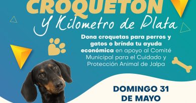 Invitan en Jalpa a participar en Feria de Adopción, Croquetón y Kilómetro de Plata