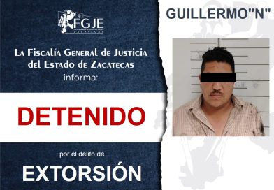 Detienen a hombre señalado por presunta extorsión al sector empresarial