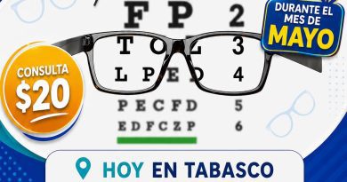 DIF Tabasco invita a jornada de exámenes visuales en la Plaza Principal