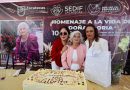 Celebran 100 años de vida de la Señora Gloria, en Casa Hogar para la Tercera Edad