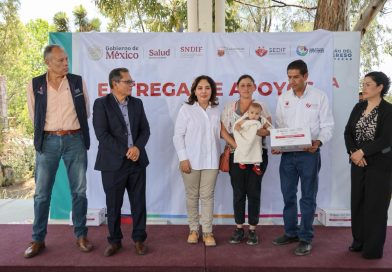 Llevan SEDIF y CONAFE paquetes alimentarios a comunidades vulnerables