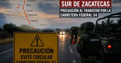 Precaución en carretera federal 54: llamado genera preocupación en el sur de Zacatecas