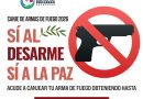 Invitan Gobierno de Zacatecas, Defensa y GN a la campaña “Sí al Desarme, Sí a la Paz” en el sur del estado