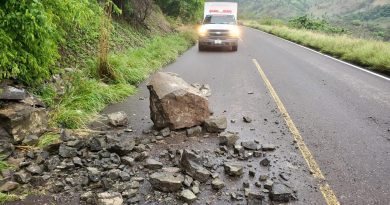 Por lluvias, Moyahua refuerza vigilancia ante derrumbes en carreteras