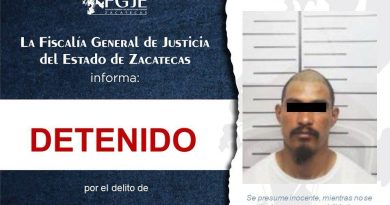 FGJEZ cumplimenta orden de aprehensión en Troncoso por abandono de familiares