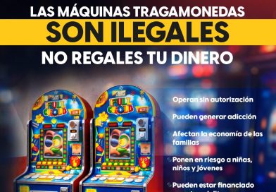 Llaman en Calvillo a denunciar máquinas tragamonedas ilegales