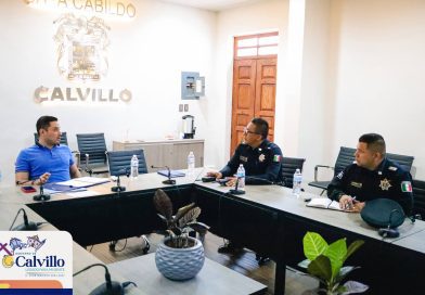 Daniel Romo refuerza coordinación con Seguridad Pública y Vialidad de Calvillo