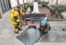 Bomberos controlan riesgo eléctrico en el Centro Histórico de Zacatecas