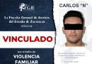 FGJEZ obtiene vinculación a proceso por violencia familiar en Ojocaliente