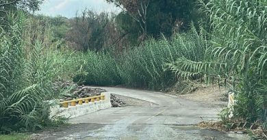 Creciente del río modifica circulación hacia El Rescoldo, en Apozol