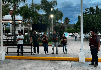 Impulsan obras de alumbrado y pavimentación en San Isidro, Apozol