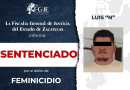 Sentencian a 20 años de prisión a hombre por feminicidio en Villanueva