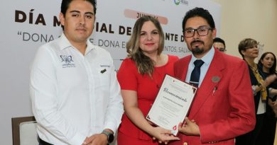 Reconoce Gobierno de Zacatecas a personas, empresas e instituciones comprometidas con la donación de sangre
