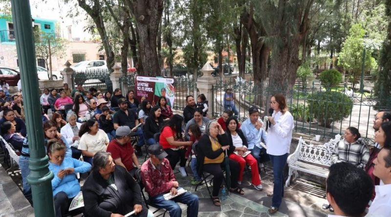 Desde Susticacán, Vero Díaz llama a fortalecer la defensa de la soberanía nacional.