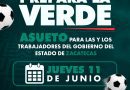 Con día de asueto, servidores públicos y estudiantes podrán disfrutar inauguración del Mundial de Fútbol