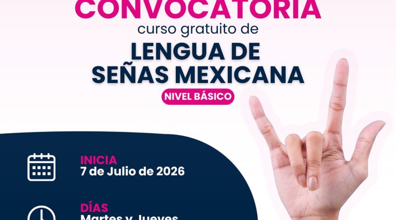 Abre CREE inscripciones para curso gratuito de Lengua de Señas Mexicana nivel básico