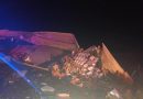Atienden choque frontal entre tractocamiones en la carretera 45D