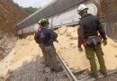 Saldo blanco tras descarrilamiento de tren de carga en la zona del Cerro de las Bolsas