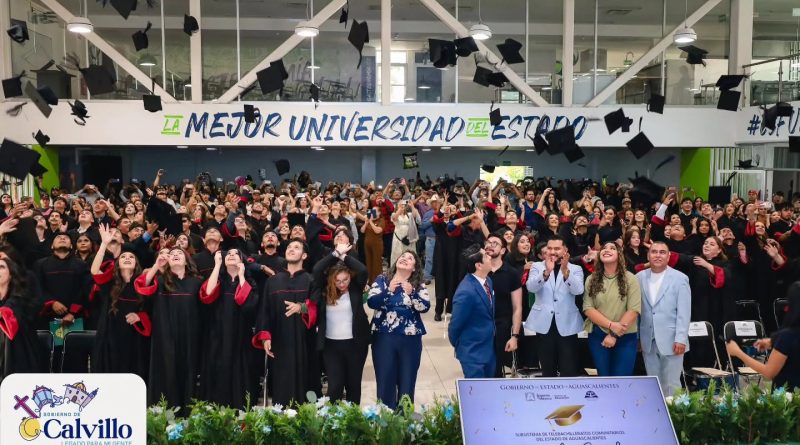 Egresan alumnos de Telebachilleratos Comunitarios de Calvillo