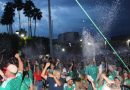 Jalpa vivió con euforia el México vs Inglaterra pese a la lluvia y la derrota