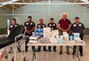 Entregan material de curación e insumos a Protección Civil de Tabasco