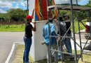 Avanza instalación del obelisco en Palmillos; será punto de identidad y orientación vial