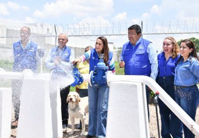 TERE JIMÉNEZ ENTREGA NUEVOS POZOS EN JESÚS MARÍA Y APOYOS PARA EL CAMPO EN COSÍO