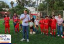 Entregan rehabilitación de cancha de fútbol en el Parque Infantil de Calvillo