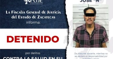 FGJEZ Cumple cuatro órdenes de aprehensión en distintos municipios de Zacatecas