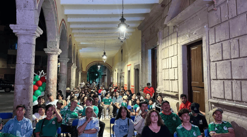 Vive Tabasco fiesta futbolera tras triunfo de México ante Ecuador