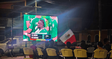 Plaza Principal De Apozol Se Llenó De Emoción Mundialista