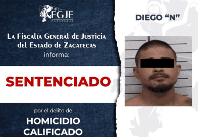 Sentencian a 26 años de prisión a Diego “N” por homicidio calificado