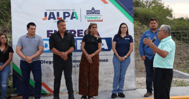 Entrega Gobierno de Jalpa obra hidráulica en el Barrio de La Cruz